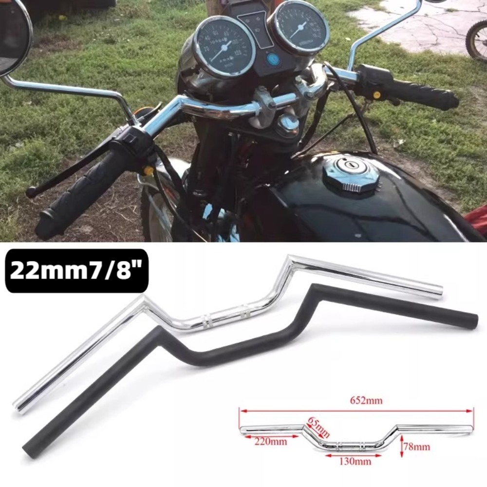 Vintage Cycling Gear - Vintage 22mm Motorcycle Handlebars Type M