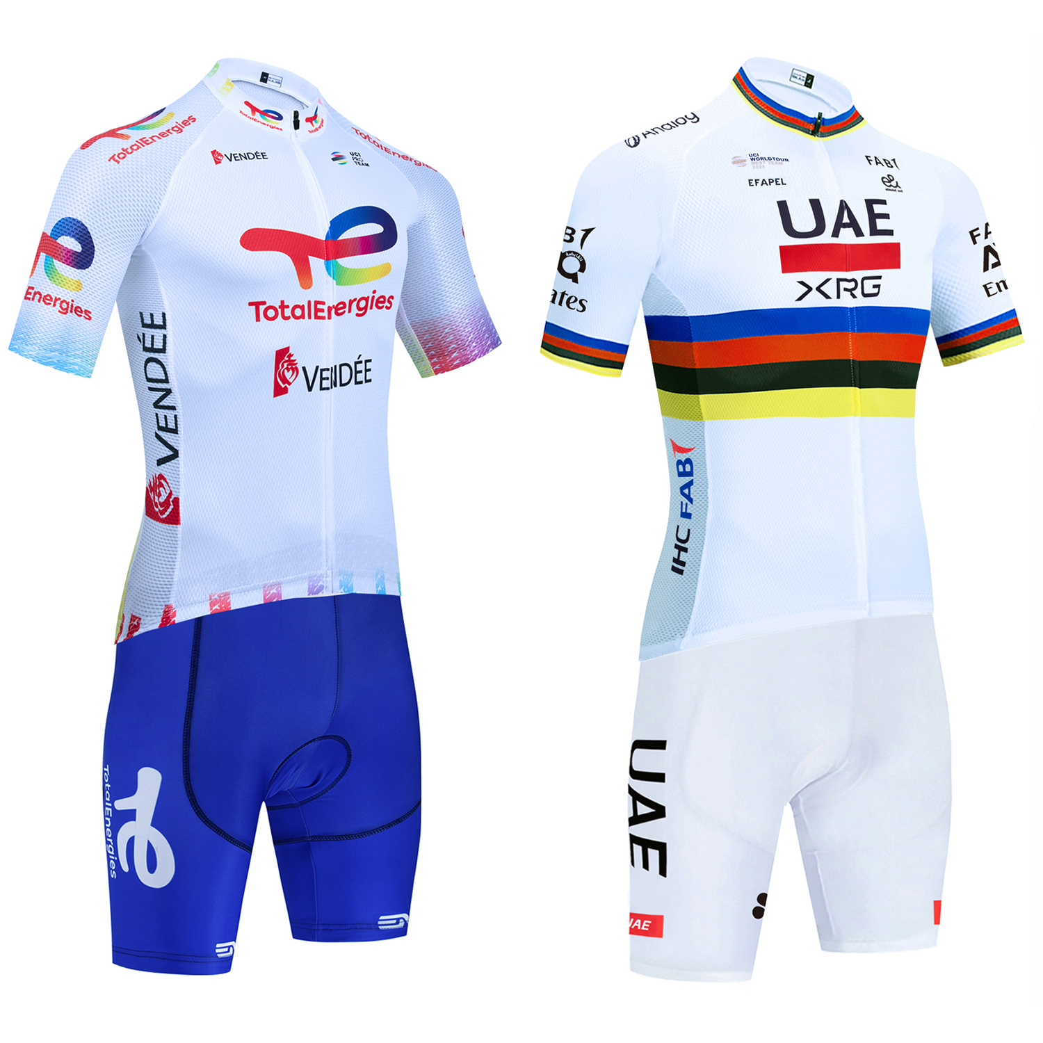 Cycling Gear Girls - New UAE Cycling Jersey White TOTAL