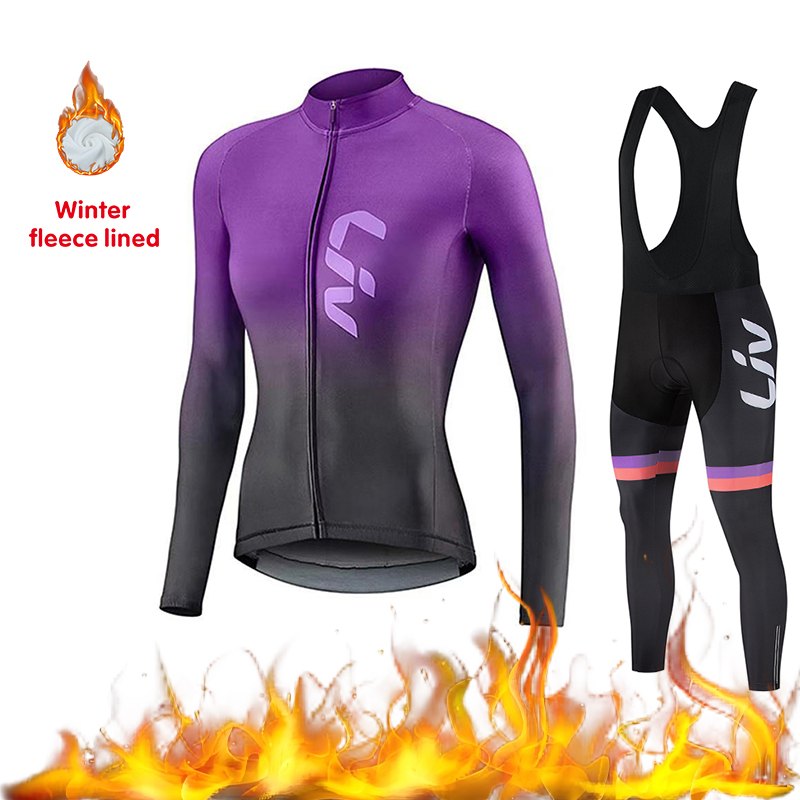 Cycling Gear Girls - LIV Women's Bicycle Sweatshirt Set Winter