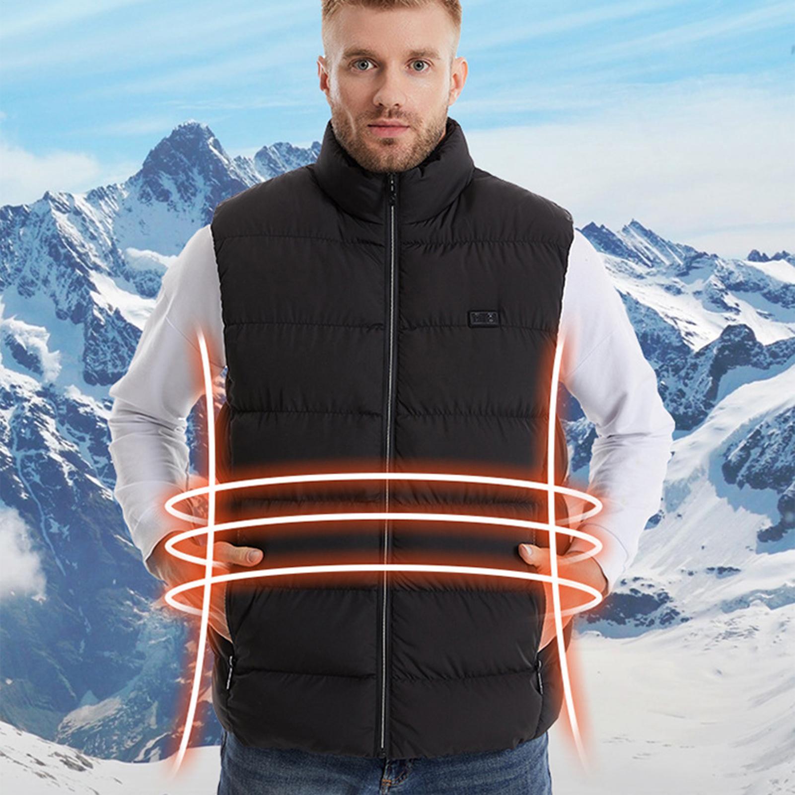 Winter Heated Vest Warm USB El - Cycling Gear Must Haves avaliação e preço
