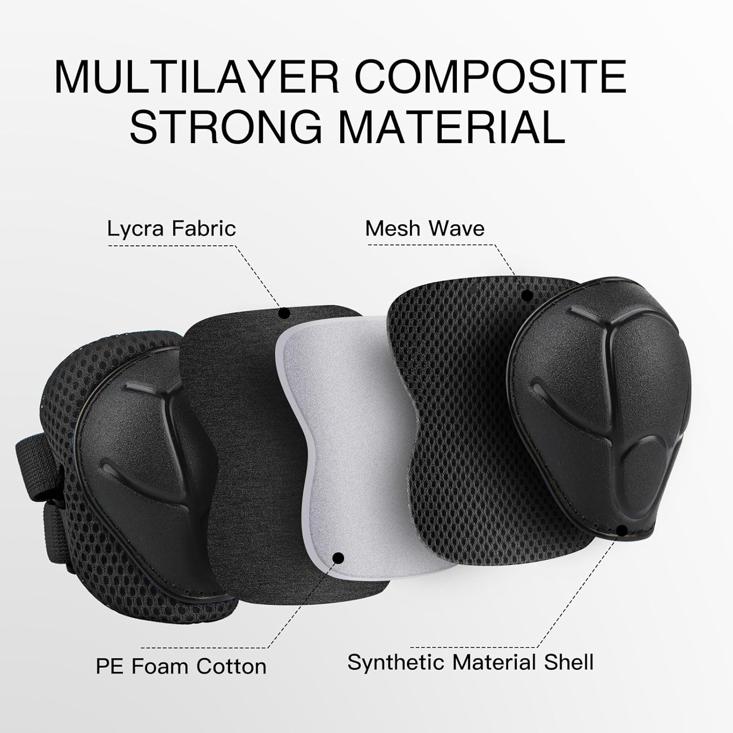 6PCS Kids Protective Gear Set  - Cycling Gear Of The Year avaliação e preço
