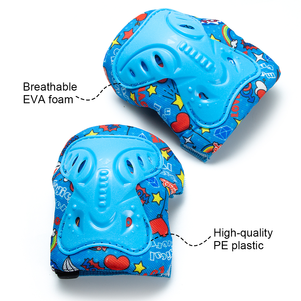 6Pcs Kids 3-10 Years Knee Pad  - Cycling Gear Of The Year avaliação e preço