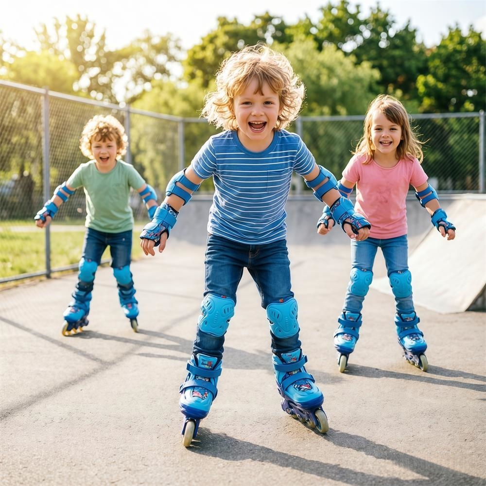 6Pcs/Set 3-12 Years Kids Prote - Cycling Gear Of The Year avaliação e preço