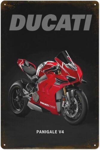 Panigale V4 Bike Metal Tin Sig - Vintage Cycling Gear avaliação e preço