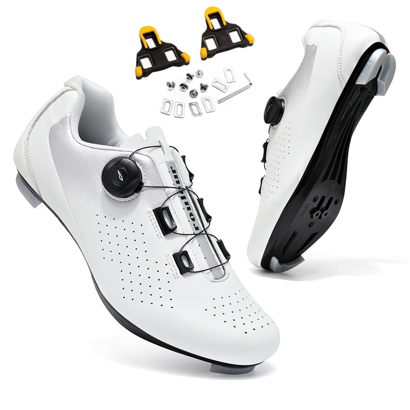 Road Cycling Shoes Flats Cleat - Road Bike Cleats avaliação e preço
