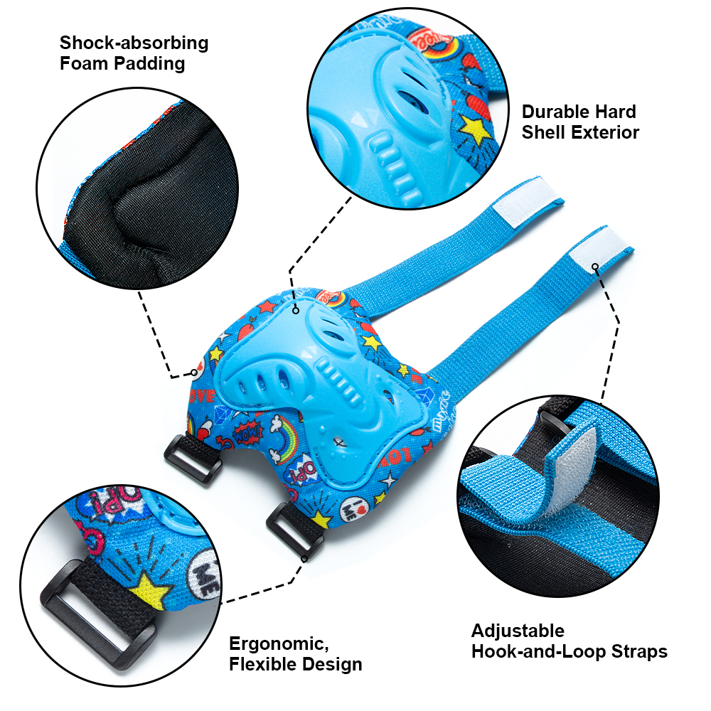 6 in 1 Kids 3-10 Years Knee Pa - Cycling Gear Of The Year avaliação e preço