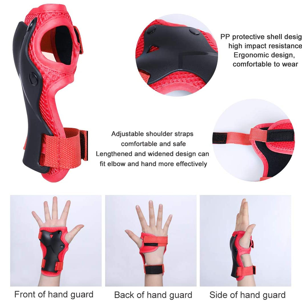 6PCS Kids Protective Gear Set  - Cycling Gear Of The Year avaliação e preço