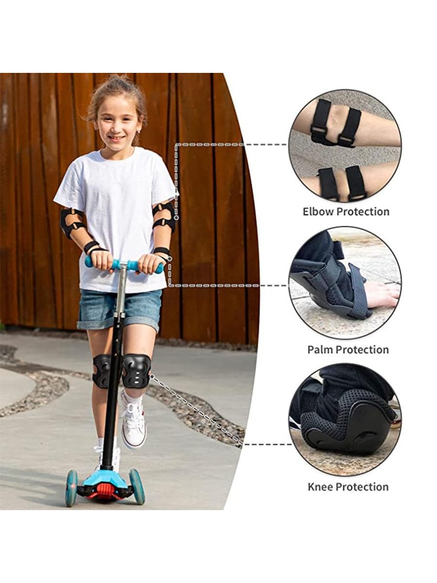 6PCS Kids Protective Gear Set  - Cycling Gear Of The Year avaliação e preço