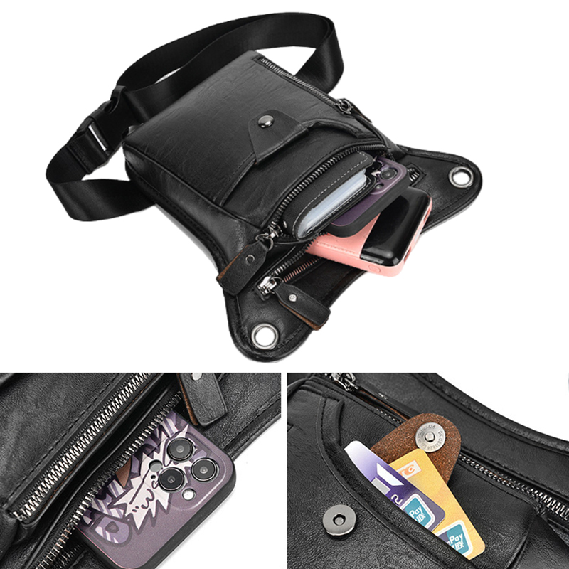 Vintage Pu Leather Waist Pack  - Vintage Cycling Gear avaliação e preço