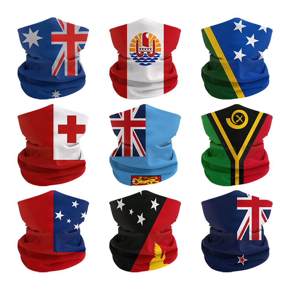 Oceania National Flags Face Ba - Cycling Gear Australia avaliação e preço